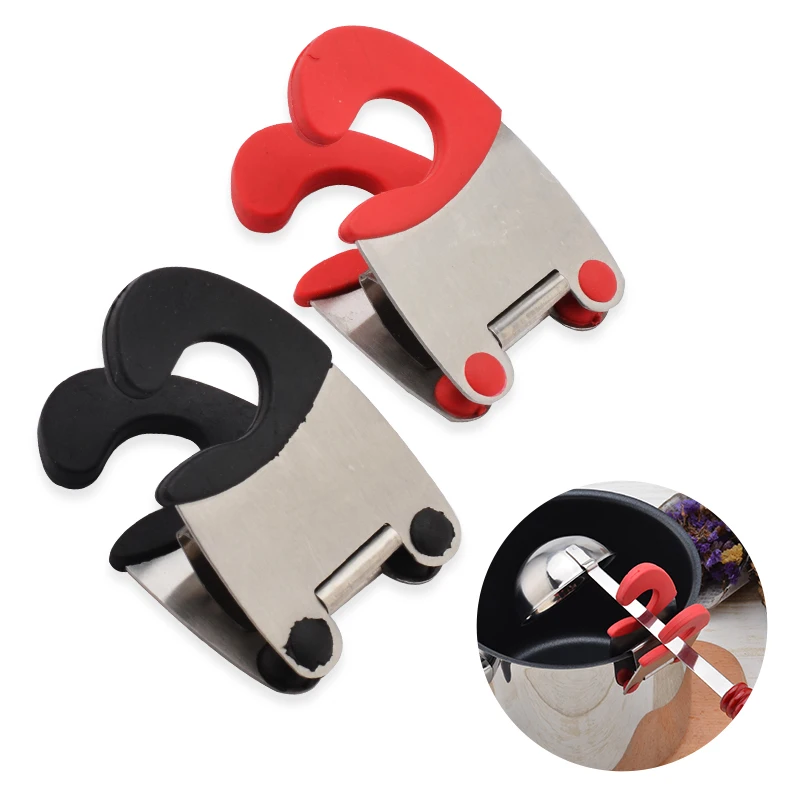 Stainless Steel Pot Clips Holder Pan Holder Ladle Stand Racks Ladle Spoon Storage Silicone Spoon Rests Kitchen Cooking Gadgets
Stainless Steel Pot Clips Holder Pan Holder Ladle Stand Racks Ladle Spoon Storage Silicone Spoon Rests Kitchen Cooking Gadgets