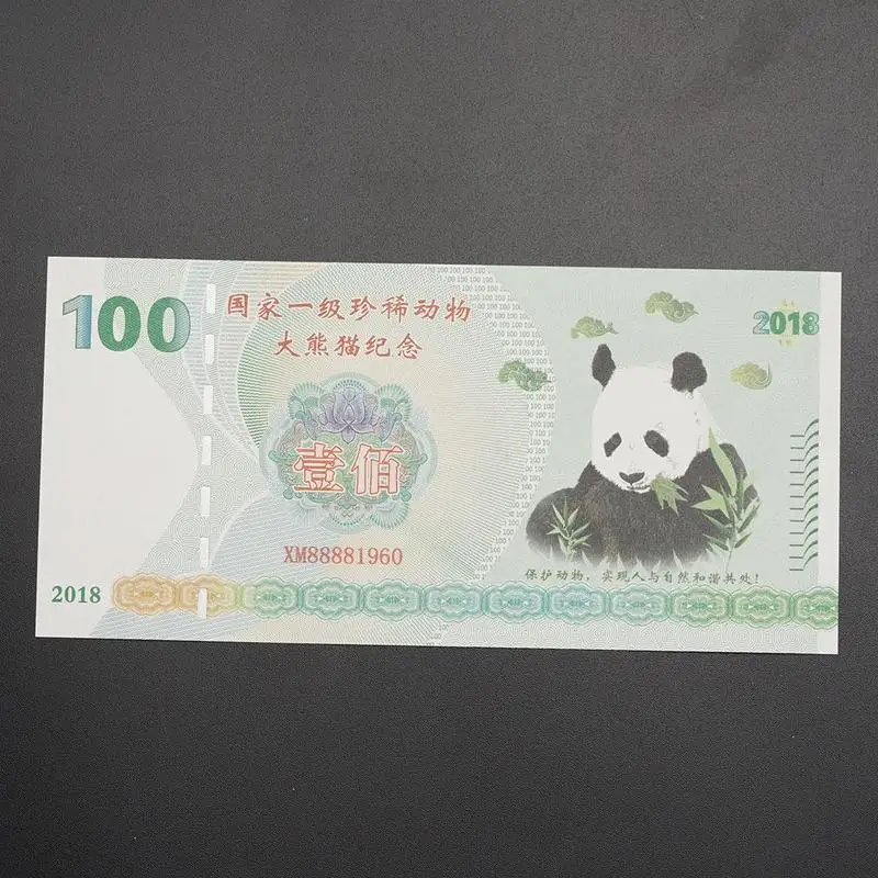2018 Chinese Panda Banknotes Animal Paper Commemorative Coins Home Decoration Collection
2018 Chinese Panda Banknotes Animal Paper Commemorative Coins Home Decoration Collection