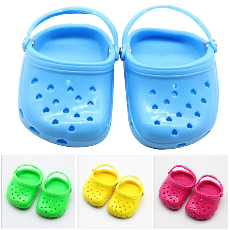2018 NEW Fashion Beach Slippers Candy Color Hole Shoes for 18 Inch Doll Breathable Sandals
2018 NEW Fashion Beach Slippers Candy Color Hole Shoes for 18 Inch Doll Breathable Sandals