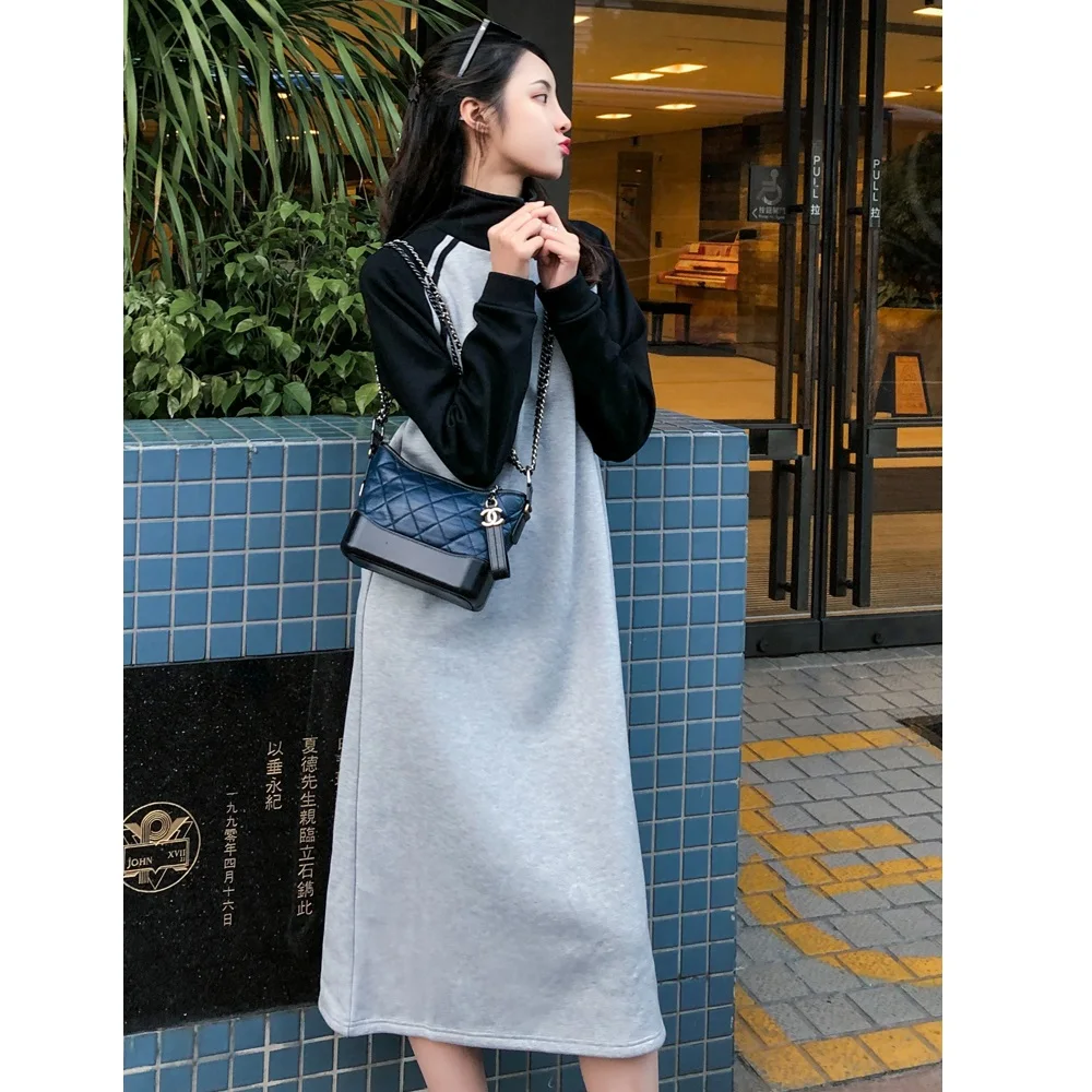 Harajuku long dress women Thick Fleece Dress Turtleneck dresses Streetwear Dresses vestidos de fiesta de noche Korean clothes
Harajuku long dress women Thick Fleece Dress Turtleneck dresses Streetwear Dresses vestidos de fiesta de noche Korean clothes