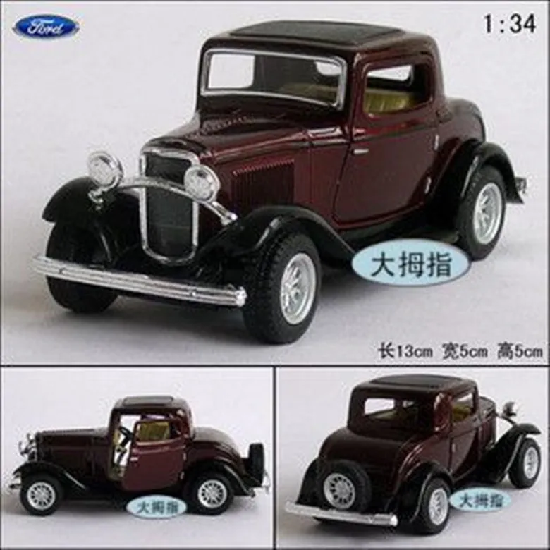 1:34 1pc 12.5cm delicacy Kinsmart mini FORD 1932 classical bubble car alloy model decoration boy children baby toy Gift
1:34 1pc 12.5cm delicacy Kinsmart mini FORD 1932 classical bubble car alloy model decoration boy children baby toy Gift