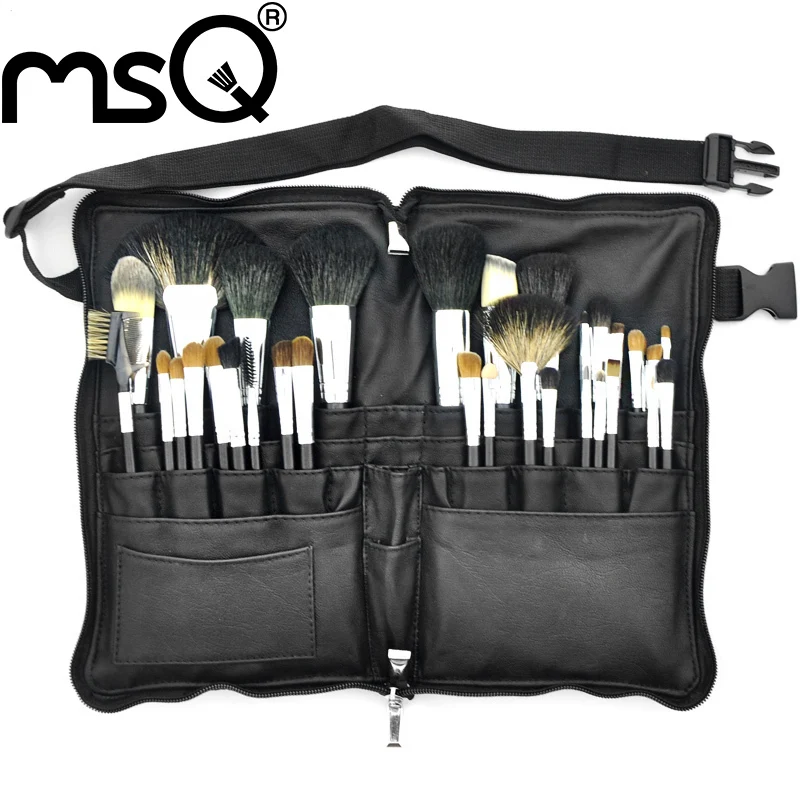 MSQ Makeup Brushes Set Pro 32pcs High Quality Soft Animal Hair Foundation Eyeshadow Make Up Brush Kit With PU Leather Belt Case
MSQ Makeup Brushes Set Pro 32pcs High Quality Soft Animal Hair Foundation Eyeshadow Make Up Brush Kit With PU Leather Belt Case