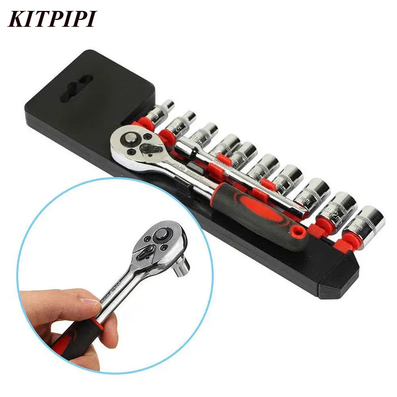 KITPIPI Universal Torque/Ratchet Wrench Tool for Car Repair Combination Set Vehicle/Cycle Socket Wrench Kit Hand Tool Sets
KITPIPI Universal Torque/Ratchet Wrench Tool for Car Repair Combination Set Vehicle/Cycle Socket Wrench Kit Hand Tool Sets