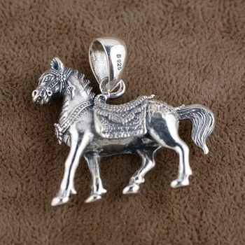 Twelve zodiac Horse Pendant S925 Sterling Silver Antique Style hard Mens stereo Horse Pendant instant success
Twelve zodiac Horse Pendant S925 Sterling Silver Antique Style hard Mens stereo Horse Pendant instant success