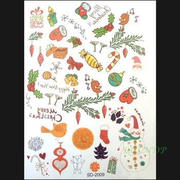 Waterproof Temporary Tattoo sticker Christmas Snowman sugar glove cherry candle bird cup tatto flash tatoo fake tattoo for kid 7
Waterproof Temporary Tattoo sticker Christmas Snowman sugar glove cherry candle bird cup tatto flash tatoo fake tattoo for kid 7