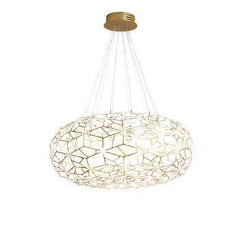 Nordic Pendant light Post Modern Light luxury Designer Gold Bird nest Model Simple Bedroom Living room Creative Lighting fixture
Nordic Pendant light Post Modern Light luxury Designer Gold Bird nest Model Simple Bedroom Living room Creative Lighting fixture