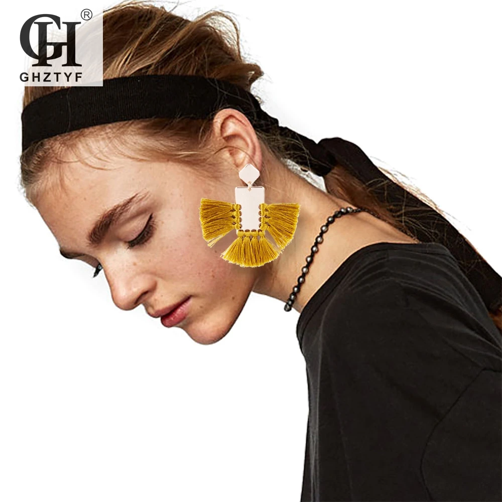 Female Bohemian Color Tassel Earrings For Women Fashion Jewelry 2018 Vintage Boho Dangle Drop Statement Earring Jewellery
Female Bohemian Color Tassel Earrings For Women Fashion Jewelry 2018 Vintage Boho Dangle Drop Statement Earring Jewellery