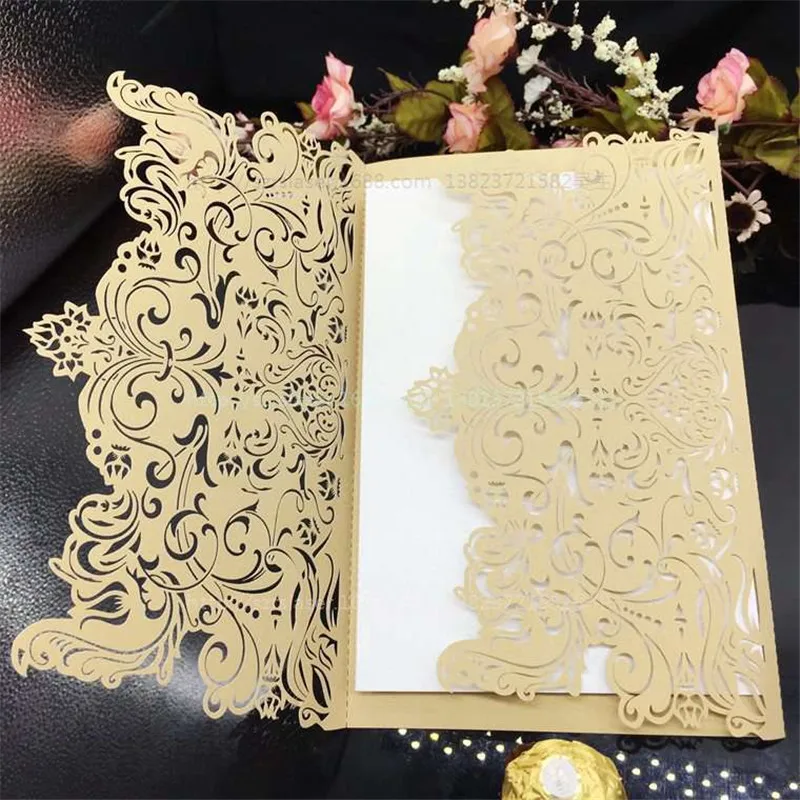 New Hollow Delicate Carved Romantic Wedding Party Invitation Card Invitations for Wedding/Business/Party/Birthday 10Pcs/Set 5Z
New Hollow Delicate Carved Romantic Wedding Party Invitation Card Invitations for Wedding/Business/Party/Birthday 10Pcs/Set 5Z