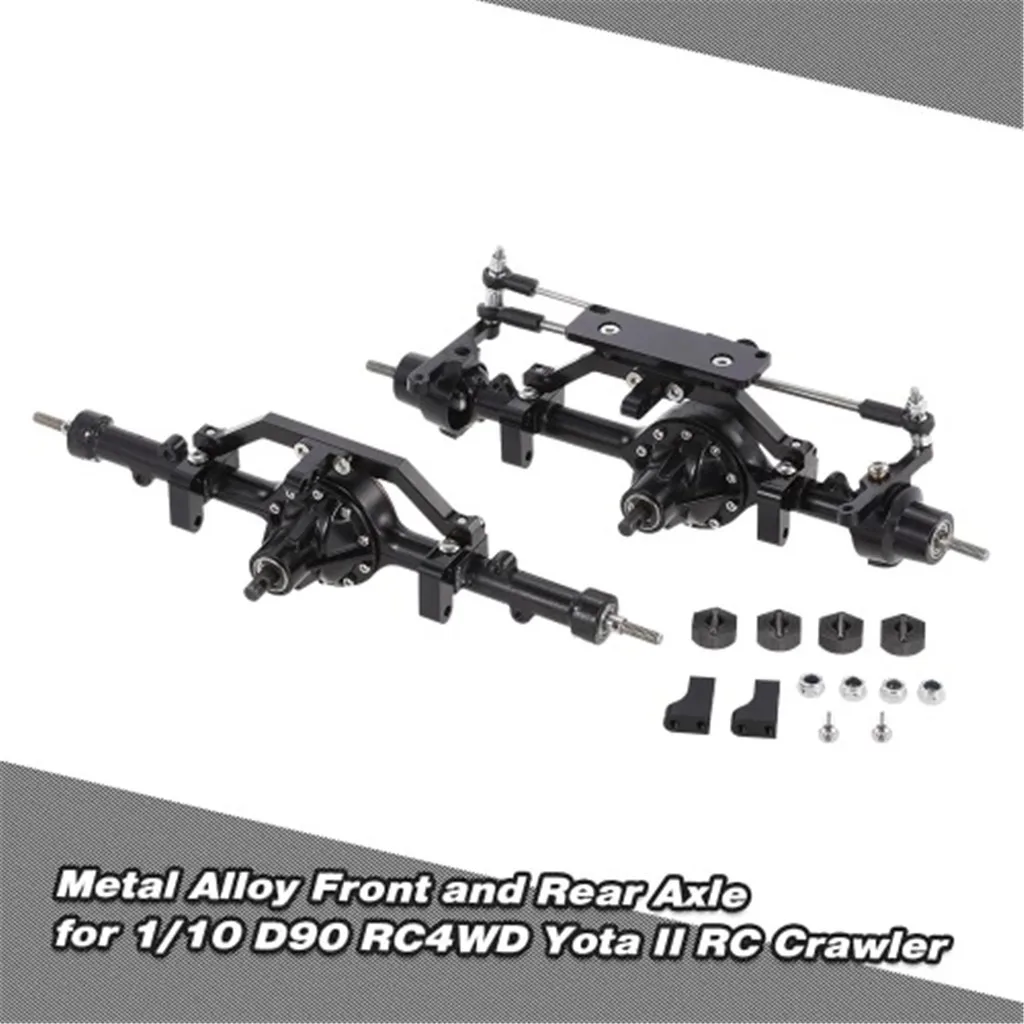 Metal Alloy Front Axle and Rear Axle for 1/10 Axial SCX10 D90 D110 RC4WD Yota II RC Crawler Car High Quality RC Car Parts
Metal Alloy Front Axle and Rear Axle for 1/10 Axial SCX10 D90 D110 RC4WD Yota II RC Crawler Car High Quality RC Car Parts