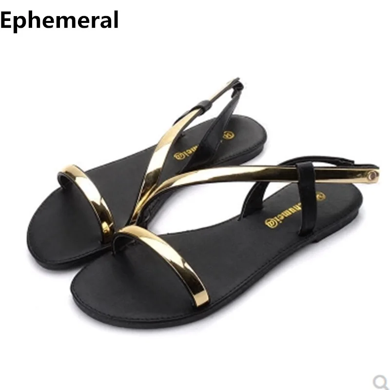 Ladies back strap sandals flat shoes brand summer plus size 3 14 17 white black open toe sandalias simple no heels Ephemeral
Ladies back strap sandals flat shoes brand summer plus size 3 14 17 white black open toe sandalias simple no heels Ephemeral