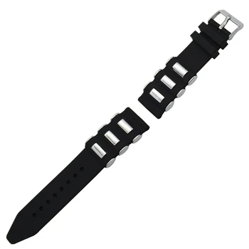 20mm 22mm 24mm 26mm Universal Black Watchband Stainless Buckle Strap Wrist Belt Bracelet Silicone Rubber Watch Strap
20mm 22mm 24mm 26mm Universal Black Watchband Stainless Buckle Strap Wrist Belt Bracelet Silicone Rubber Watch Strap
