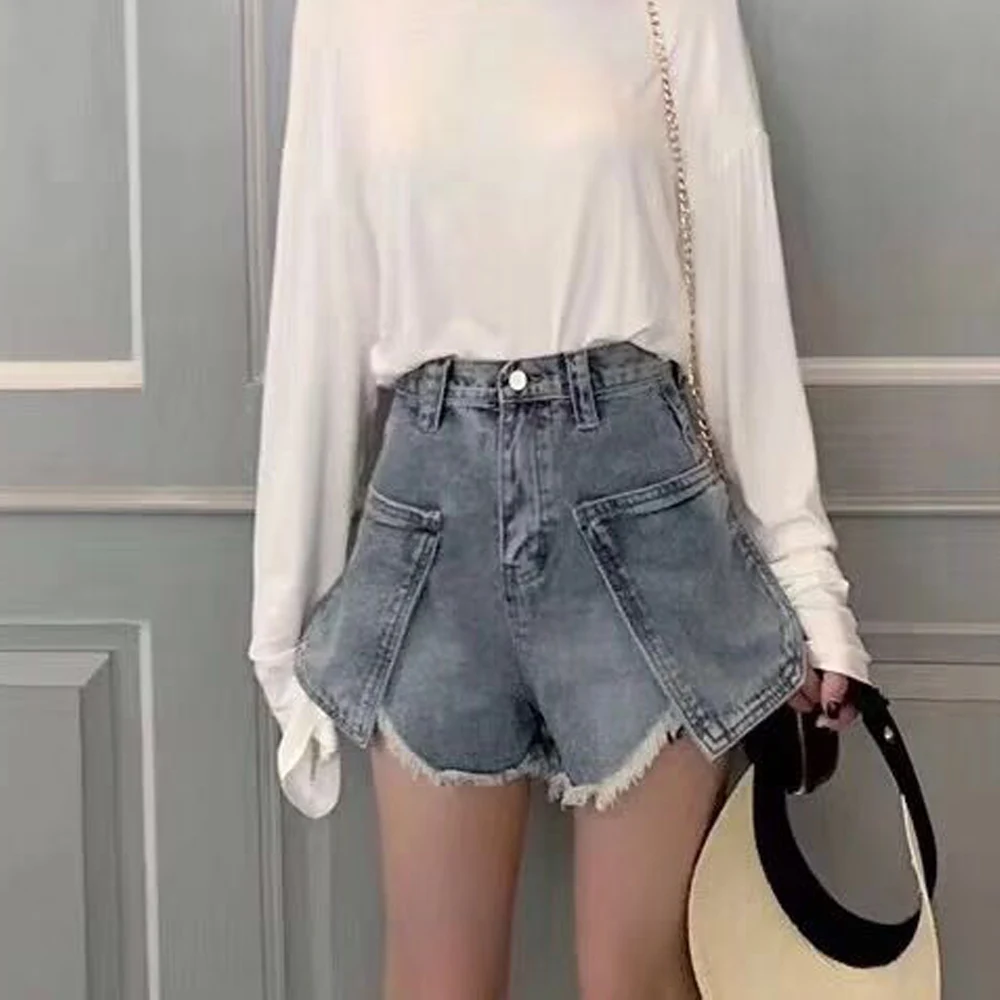 Women's Fashion Vintage Ripped Loose Waisted Short Jeans Punk Sexy Hot Woman Denim Shorts
Women's Fashion Vintage Ripped Loose Waisted Short Jeans Punk Sexy Hot Woman Denim Shorts