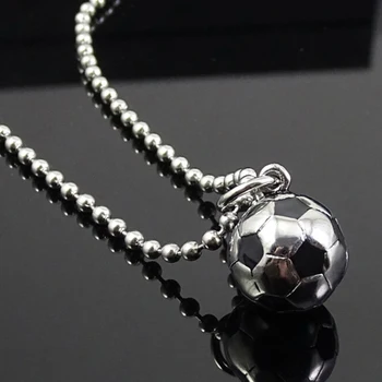 Soccer Ball Pendant Fashion Sports Football Stainless Steel Metal Soccer Necklace Pendant Jewelry For Men Women(without Chain) 
Soccer Ball Pendant Fashion Sports Football Stainless Steel Metal Soccer Necklace Pendant Jewelry For Men Women(without Chain)