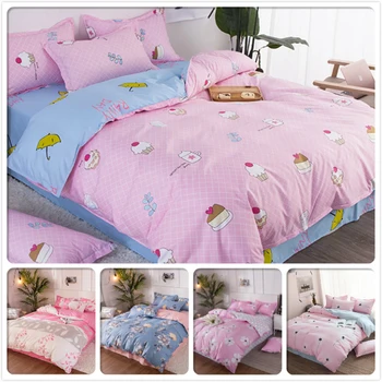 Pink Blue AB Side Duvet Cover 3/4 pcs Bedding Set Single Full Double Queen King Size Quilt Comforter Case Soft Cotton Bed Linens
Pink Blue AB Side Duvet Cover 3/4 pcs Bedding Set Single Full Double Queen King Size Quilt Comforter Case Soft Cotton Bed Linens