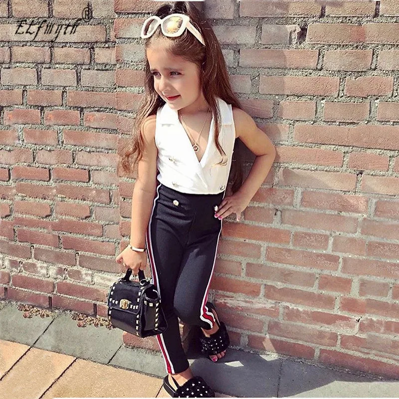 Elfmyth 2019 Girls Clothes Ensemble Fille Kids Outfits Children Clothing Set Summer Conjunto Infantil Menina Vetement Enfant Kid
Elfmyth 2019 Girls Clothes Ensemble Fille Kids Outfits Children Clothing Set Summer Conjunto Infantil Menina Vetement Enfant Kid