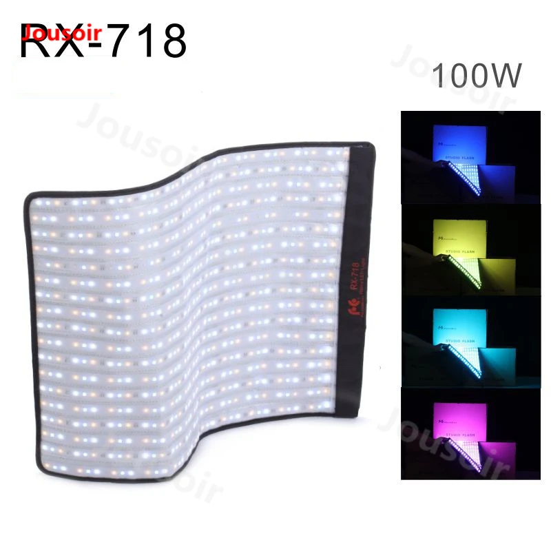 Falcon eyes Falcon eyes Panel LED light Series RX-718 100W RGB Portable led Photo Light with photography Safety Box CD50 T06
Falcon eyes Falcon eyes Panel LED light Series RX-718 100W RGB Portable led Photo Light with photography Safety Box CD50 T06