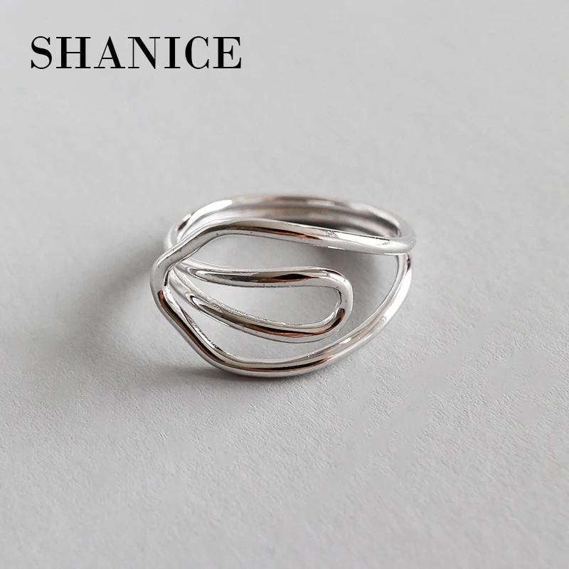 SHANICE 925 Sterling Silver Open Ring For Women Geometry Simple Cross Line Sliver Rings Fashion Jewelry For Girl
SHANICE 925 Sterling Silver Open Ring For Women Geometry Simple Cross Line Sliver Rings Fashion Jewelry For Girl