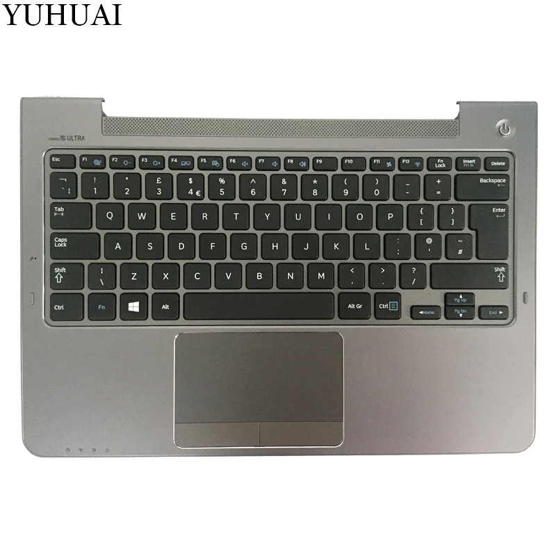 NEW UK For Samsung NP530U3C NP530U3B NP535U3C NP540U3 NP532U3C NP532U3A UK laptop keyboard gray palmrest cover
NEW UK For Samsung NP530U3C NP530U3B NP535U3C NP540U3 NP532U3C NP532U3A UK laptop keyboard gray palmrest cover