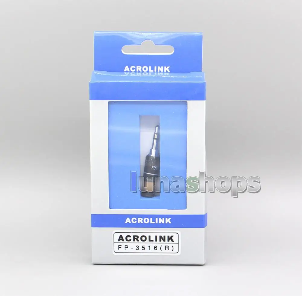 S Size Acrolink FP-25 3.5mm Gold/Rhodium Plated DIY Barrel Connector Adapter LN005024
S Size Acrolink FP-25 3.5mm Gold/Rhodium Plated DIY Barrel Connector Adapter LN005024