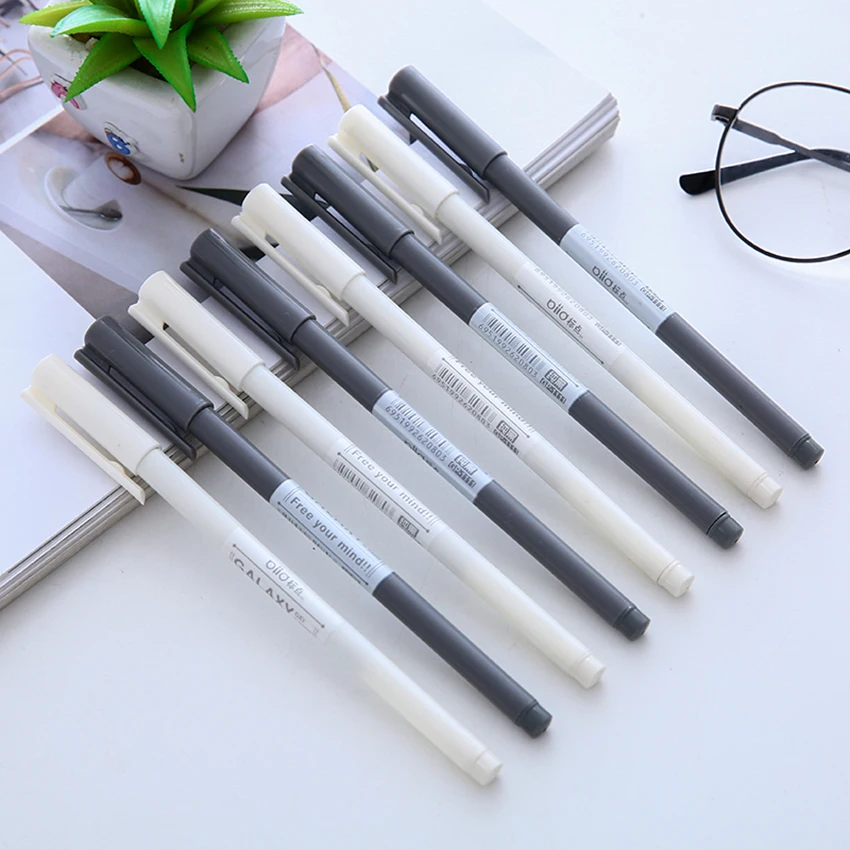 Brand 0.35mm black Refill Replaceable Gel Pen School Students Test Permanent Ink Carbon Pens Office Writing Rollerball Pens Gift
Brand 0.35mm black Refill Replaceable Gel Pen School Students Test Permanent Ink Carbon Pens Office Writing Rollerball Pens Gift