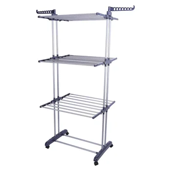 1Pcs Roller Type Foldable Clothes Towels Hanger Shelf Standing Garment Rack Organizer Home
1Pcs Roller Type Foldable Clothes Towels Hanger Shelf Standing Garment Rack Organizer Home