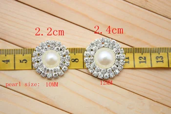 20pcs/lot 24mm Double Row Rhinestone Pearl Button Flat Back Wedding Bling Bridal Emellishment Used On Invitation Card Silver
20pcs/lot 24mm Double Row Rhinestone Pearl Button Flat Back Wedding Bling Bridal Emellishment Used On Invitation Card Silver