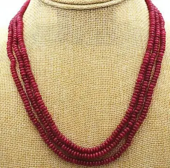 free shipping 3 rows 2x4mm Brazilian red gem abacus necklace 17-19 "
free shipping 3 rows 2x4mm Brazilian red gem abacus necklace 17-19 "