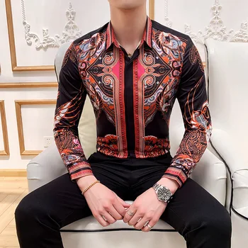 Luxury Men Shirts Casual Slim Fit Shirts Long Sleeve Tuxedo Shirt Camisa Social Masculina 2019 Mens Dress Streetwear Club Shirt
Luxury Men Shirts Casual Slim Fit Shirts Long Sleeve Tuxedo Shirt Camisa Social Masculina 2019 Mens Dress Streetwear Club Shirt