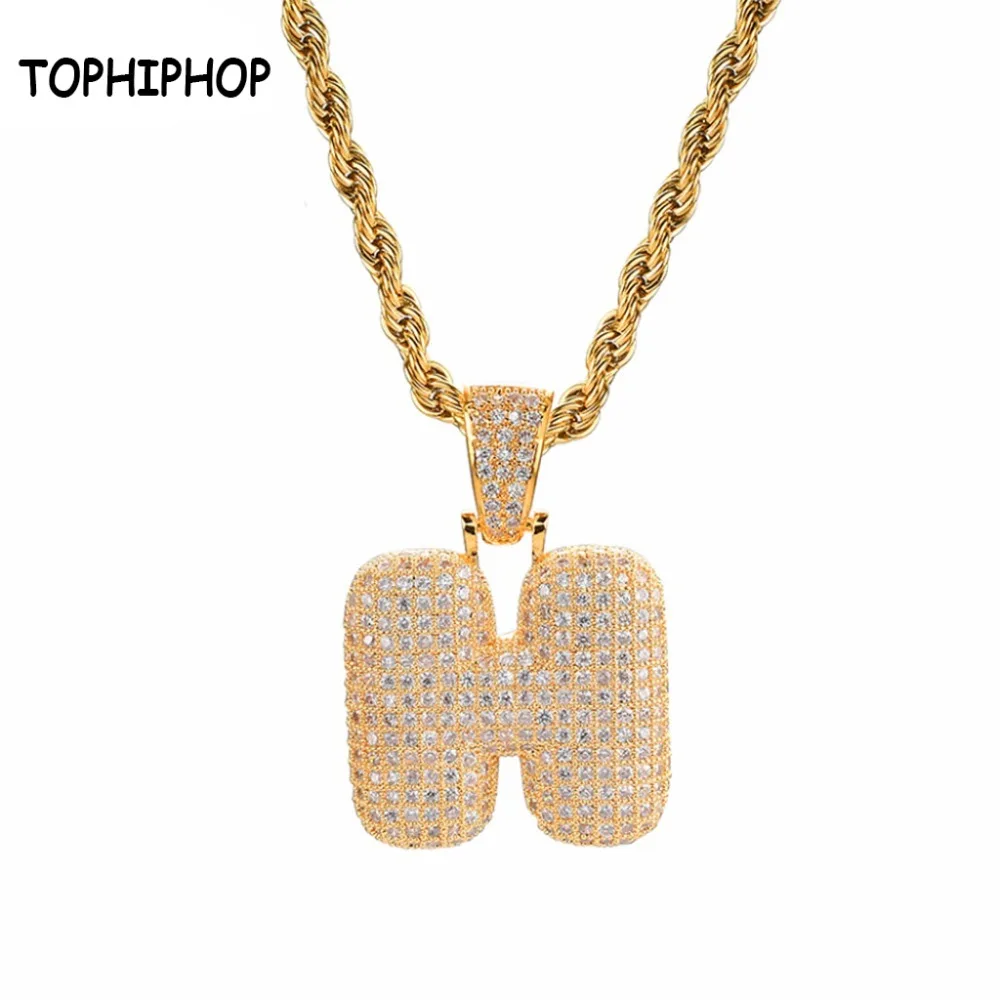 Bubble letter AAA+Cubic Zircon Bubble Letters H Pendants&Necklaces Men's Hip Hop Jewelry
Bubble letter AAA+Cubic Zircon Bubble Letters H Pendants&Necklaces Men's Hip Hop Jewelry
