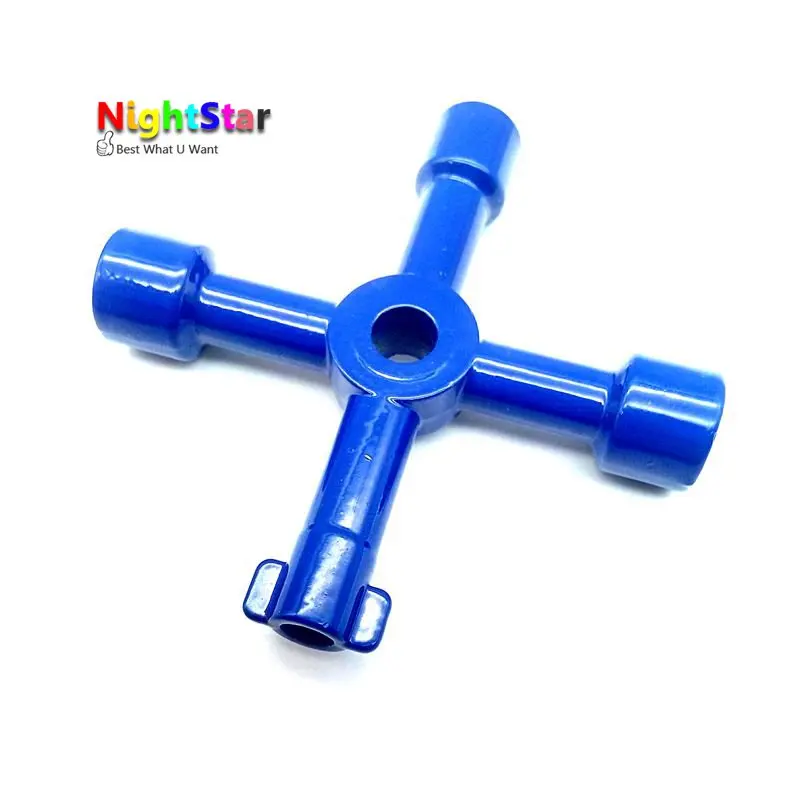 4 Way Universal Cross Triangle Wrench KEY for Train Electrical Elevator Cabinet Valve Alloy Triangle / 2color Black or Blue
4 Way Universal Cross Triangle Wrench KEY for Train Electrical Elevator Cabinet Valve Alloy Triangle / 2color Black or Blue