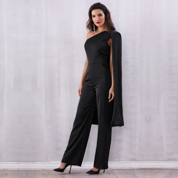 High Quality 2019 Straight Jumpsuits Sexy Backless One-Shoulder Women Night Club Party Sleeveless Bodysuit Elegant Jumpsuit
High Quality 2019 Straight Jumpsuits Sexy Backless One-Shoulder Women Night Club Party Sleeveless Bodysuit Elegant Jumpsuit