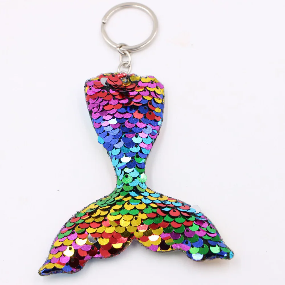 Colorful Sequins Mermaid Tail Keychain Charms Paillette Pendants Fish Keyring DIY Mermaid Keychain Jewelry Accessories for women
Colorful Sequins Mermaid Tail Keychain Charms Paillette Pendants Fish Keyring DIY Mermaid Keychain Jewelry Accessories for women