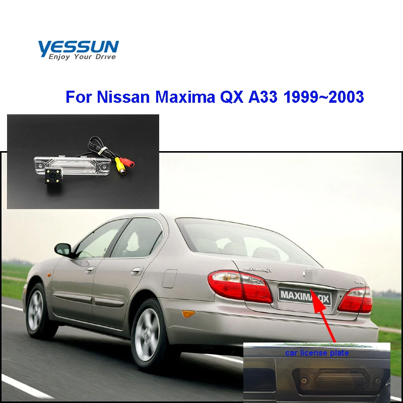 Yessun HD CCD Night Vision Car Rear View Reverse Backup Camera Waterproof For Nissan Maxima QX A33 1999~2003
Yessun HD CCD Night Vision Car Rear View Reverse Backup Camera Waterproof For Nissan Maxima QX A33 1999~2003