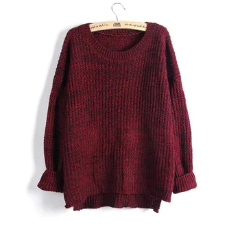 crew neck sweater Sell like hot cakes Autumn Winter Fashion Split Female Loose Sweaters Round Neck Women Sweaters And Pullovers
crew neck sweater Sell like hot cakes Autumn Winter Fashion Split Female Loose Sweaters Round Neck Women Sweaters And Pullovers