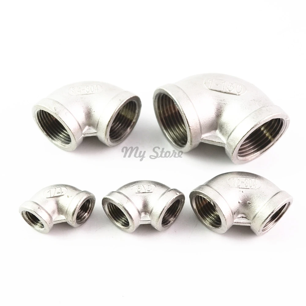 Stainless Steel 304 Threaded 90 Degree casting Elbow Fitting DN6 DN8 DN15 1/4'' 1/2''
Stainless Steel 304 Threaded 90 Degree casting Elbow Fitting DN6 DN8 DN15 1/4'' 1/2''