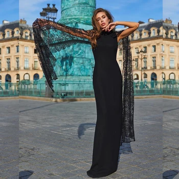 New Women 2019 Black Long Sleeve Sexy Long Maxi Lace Hollow Out Bandage Dress Vestidos Clubwear Celebrity Evening Party
New Women 2019 Black Long Sleeve Sexy Long Maxi Lace Hollow Out Bandage Dress Vestidos Clubwear Celebrity Evening Party