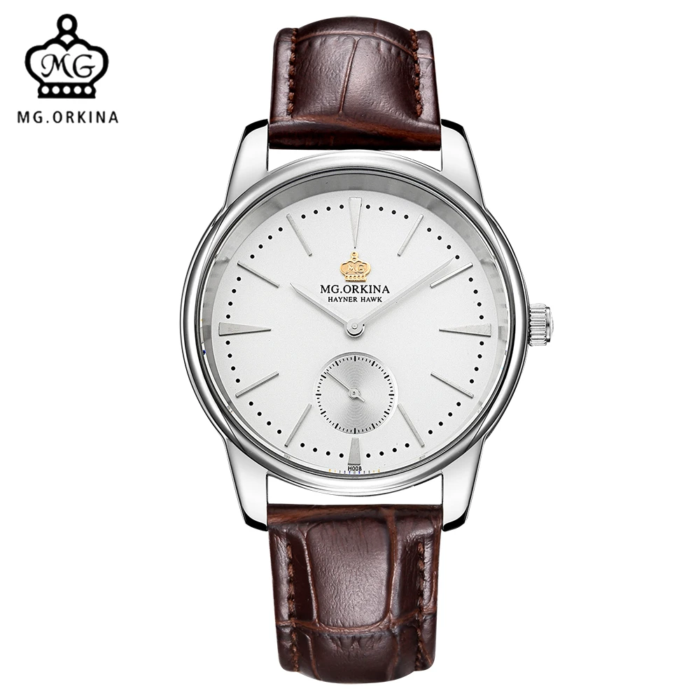 MG. ORKINA Ultra Thin Minimalist Mens Watches Luxury Genuine Leather Strap Fashion Casual Quartz Watch Business Man
MG. ORKINA Ultra Thin Minimalist Mens Watches Luxury Genuine Leather Strap Fashion Casual Quartz Watch Business Man