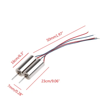 2Pcs DIY DC 3.7V 50000RPM 716 Hollow Cup Motor Coreless Motor for RC Model Toy 95AE
2Pcs DIY DC 3.7V 50000RPM 716 Hollow Cup Motor Coreless Motor for RC Model Toy 95AE
