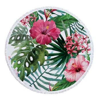 Printed 3D Tropical red Leaves Flower Beach Towel Round Microfiber Bath towel take shower Outdoor activities Suitable Adults kid
Printed 3D Tropical red Leaves Flower Beach Towel Round Microfiber Bath towel take shower Outdoor activities Suitable Adults kid