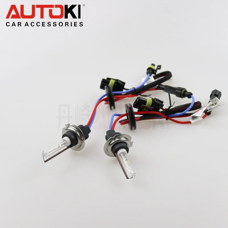 Autoki 2pcs 35W 12V hid Xenon lamp H1 H3 H7 H11 9005 HB3 9006 HB4 xenon light bulb 4300K 5000K 6000K 8000K 10000K
Autoki 2pcs 35W 12V hid Xenon lamp H1 H3 H7 H11 9005 HB3 9006 HB4 xenon light bulb 4300K 5000K 6000K 8000K 10000K