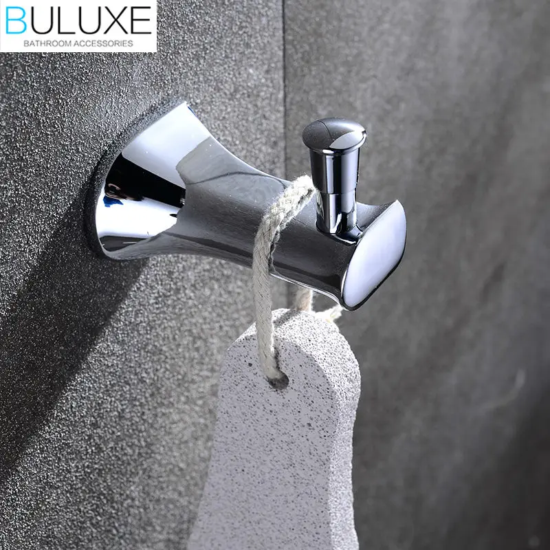 BULUXE Brass Bathroom Accessories Wall Hanger Chrome Finished Robe Hook Bath Acessorios de banheiro HP7716
BULUXE Brass Bathroom Accessories Wall Hanger Chrome Finished Robe Hook Bath Acessorios de banheiro HP7716