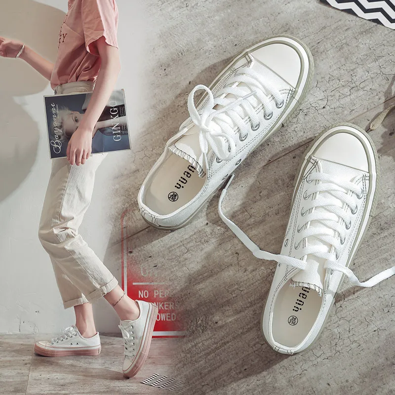 PDMOSY Fashion White Women Sneakers Casual Canvas Shoes Woman chaussures femme Lace-Up Flat Vulcanize Shoes zapatillas mujer
PDMOSY Fashion White Women Sneakers Casual Canvas Shoes Woman chaussures femme Lace-Up Flat Vulcanize Shoes zapatillas mujer