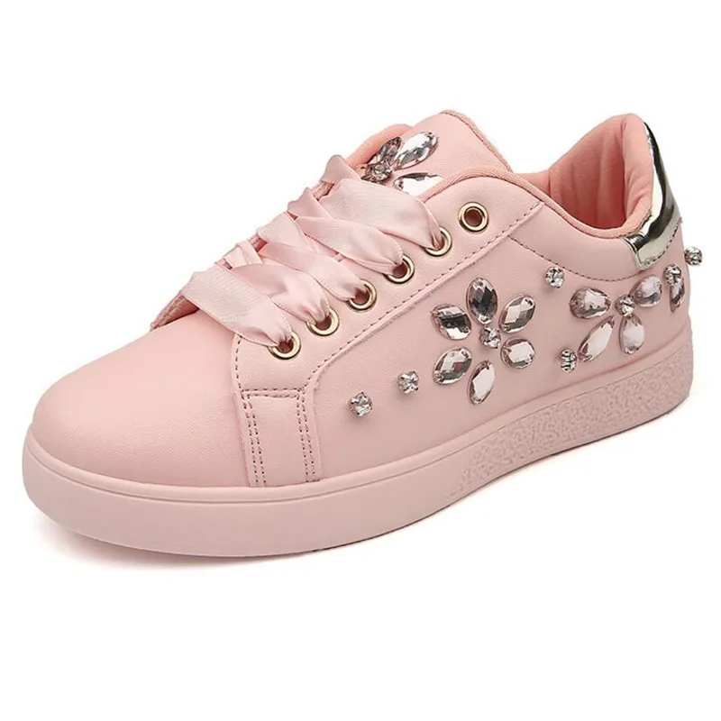 Women-s-Sneaker-2018-Fall-New-Fashion-Casual-Shoes-High-Quality-Rhinestone-Shoes-PU-Women-s