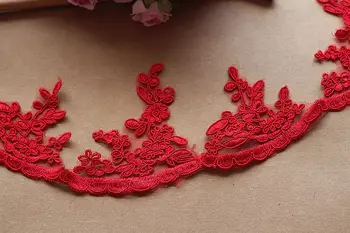 11cm or 4.33inch wide (7yards/lot)Free Shipping Red Alencon laceTrim Bridal Wedding Lace Trim Accessories
11cm or 4.33inch wide (7yards/lot)Free Shipping Red Alencon laceTrim Bridal Wedding Lace Trim Accessories