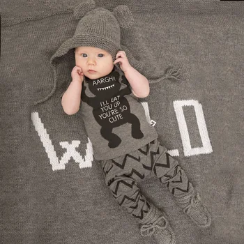 2018 cartoon little Monster Kids Clothes 1-6 years old baby boys clothes cotton summer boys clothing Top + bottom 2 pieces set
2018 cartoon little Monster Kids Clothes 1-6 years old baby boys clothes cotton summer boys clothing Top + bottom 2 pieces set