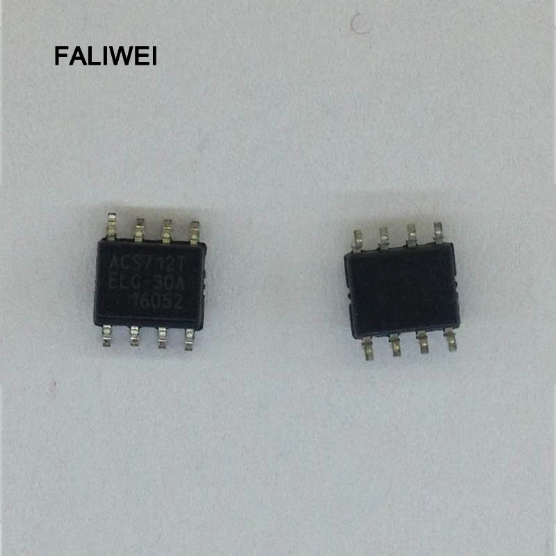 5pcs/lot ACS712TELC-30A ACS712T ELC-30A ACS712 SOP8 Current Sensor AC/DC 5V 30A new and original | Электронные компоненты и