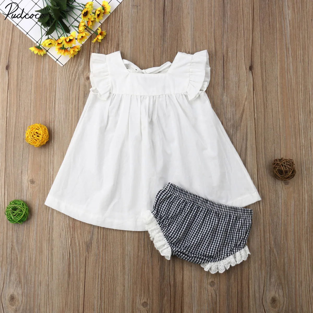 Newborn Baby Girls Clothes Summer Ruffle Shirt Dress Tops+Shorts PP Pants Set 0-24 Months
Newborn Baby Girls Clothes Summer Ruffle Shirt Dress Tops+Shorts PP Pants Set 0-24 Months