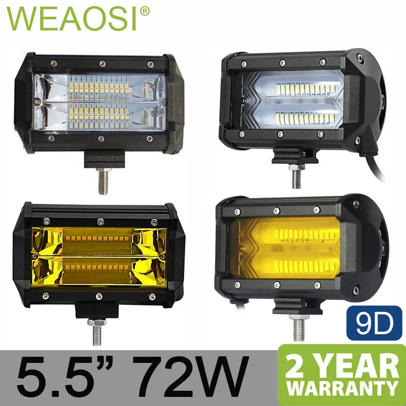 9D 2 pieces amber white high power 72W white LED work light 12v 24v offroad car for JEEP for lamp
9D 2 pieces amber white high power 72W white LED work light 12v 24v offroad car for JEEP for lamp