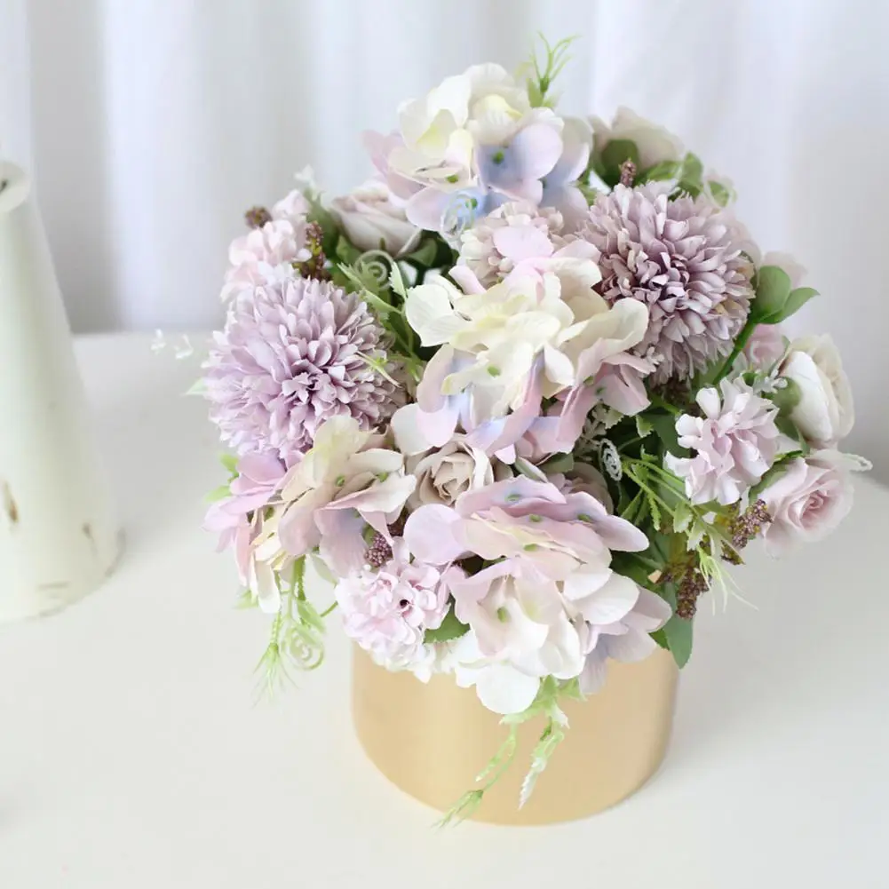 New 1Pc Artificial Flower Rose Peony Home Fake Flowers Home Decor Silk Hydrangeas Cheap Flower for Wedding Decoration
New 1Pc Artificial Flower Rose Peony Home Fake Flowers Home Decor Silk Hydrangeas Cheap Flower for Wedding Decoration