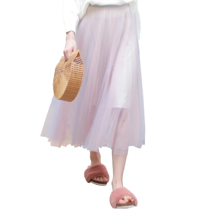 Long Tulle Skirt Women 2019 Spring Summer Psychedelic Color Korean Elegant High Waist A-line School Midi Pleated Skirt Female
Long Tulle Skirt Women 2019 Spring Summer Psychedelic Color Korean Elegant High Waist A-line School Midi Pleated Skirt Female